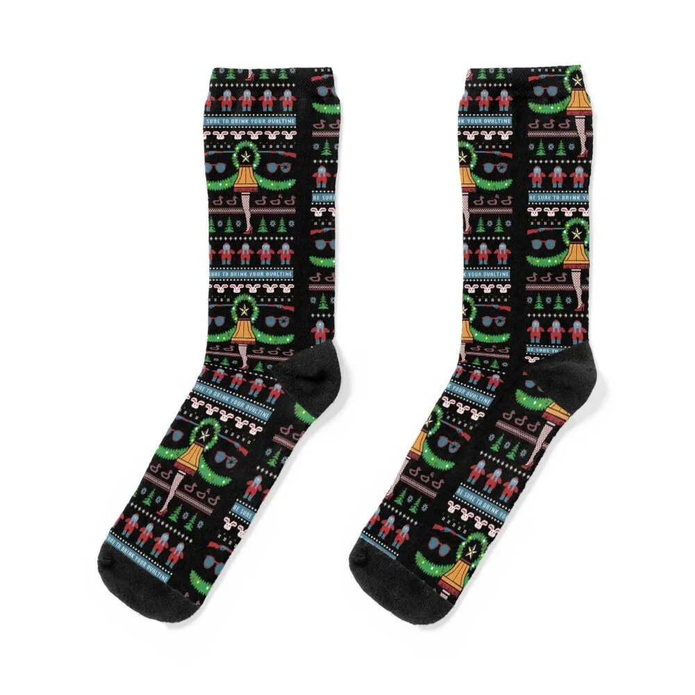 

A Christmas Sweater Socks cotton hockey men cotton high quality colored Socks For Women Men's