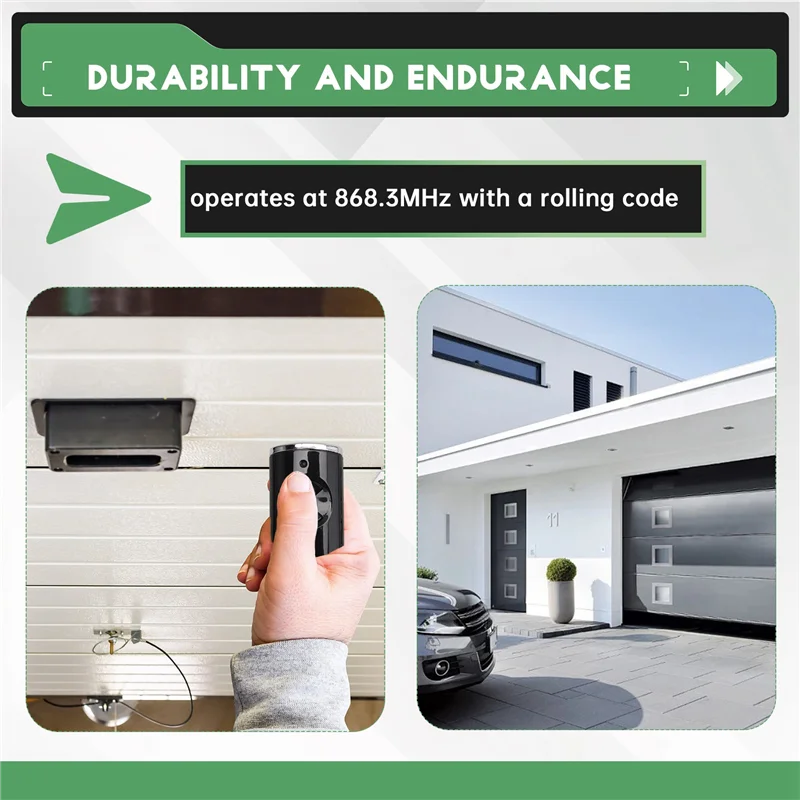 L53A-HORMANN HSE4-868-BS ホーマン用リモコンガレージドアオープナー HORMANN