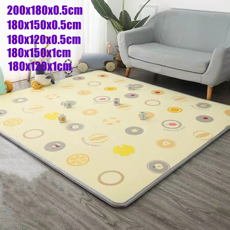 Foldable Playmat XPE Foam Crawling Carpet Baby Play Mats Blanket Children Rug for Kids Educational Toys Soft Activity Game Floor