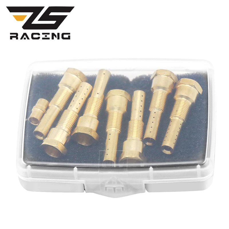 Zs racing keihin jet nadel n427-46 8/12/16/18/20/24/30 löcher vergaser haupt düse für keihin pe pwk fcr carb