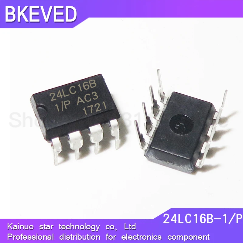 5pcs 100% New original 24LC16B-I/P 24LC32-I/P 24LC64-I/P 24LC128-I/P 24LC512-I/P DIP-8 24LC256 24LC32 24LC512 24LC64
