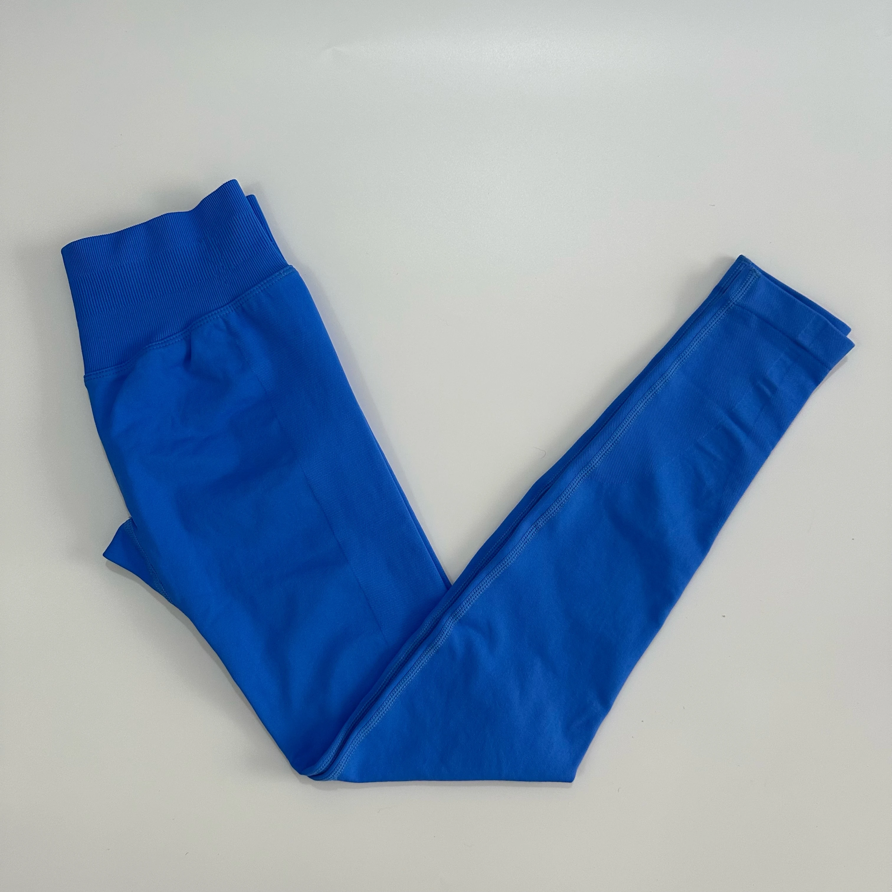 Mallas de impacto para mujer, pantalones de Yoga sin costuras con banda acanalada baja, mallas de gimnasio, mallas de entrenamiento elásticas que