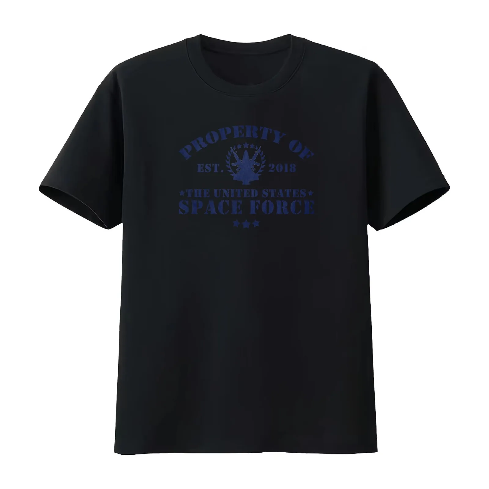 Property of the U.S. Space Force T-Shirt Summer Casual Cotton Tee Oversized Streetwear Tops Vintage Graphic Print