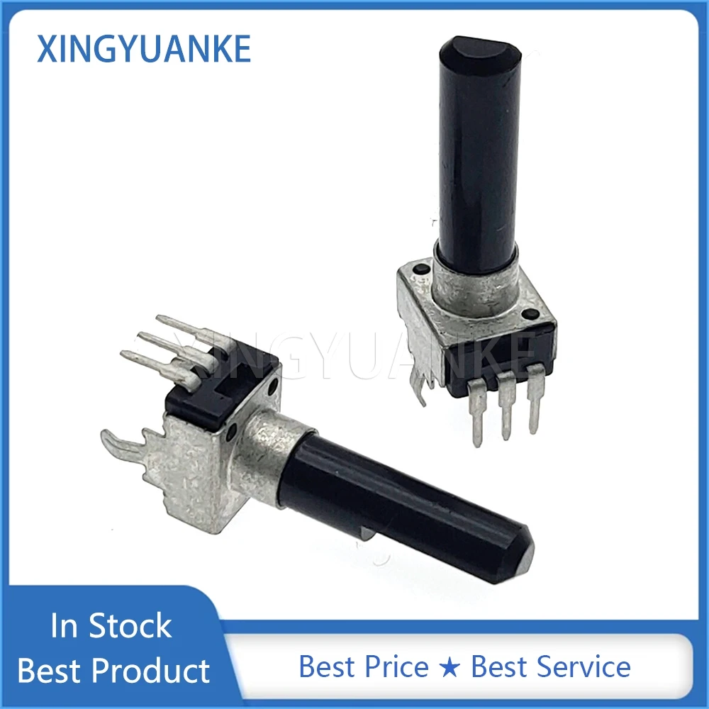 10PCS RV09 R0902N Vertical Potentiometer 3-Pin B1K B2K B5K B10K B20K B50K B100K B200K B500K B102 B203 B503 B504 Half Shaft 23MM