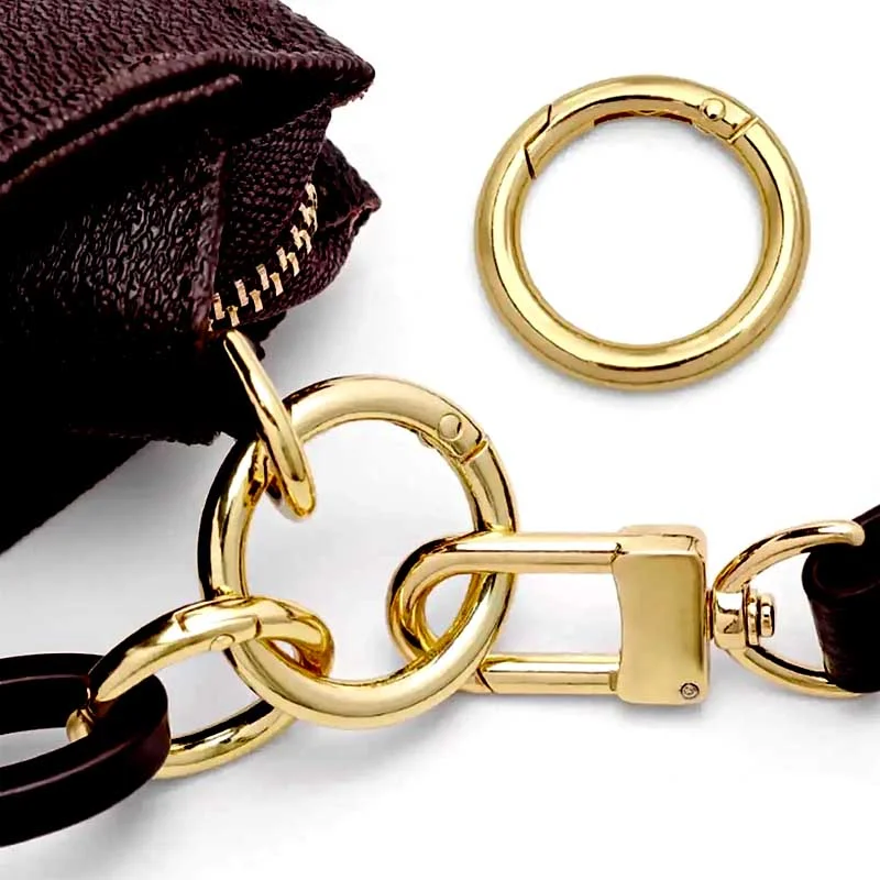 10 قطعة/الوحدة 20-23 مللي متر المعادن الربيع بوابة O حقيبة المشابك المعدنية حلقة تسلق المفاجئة هوك الربيع كيرينغ مجوهرات اكسسوارات #6