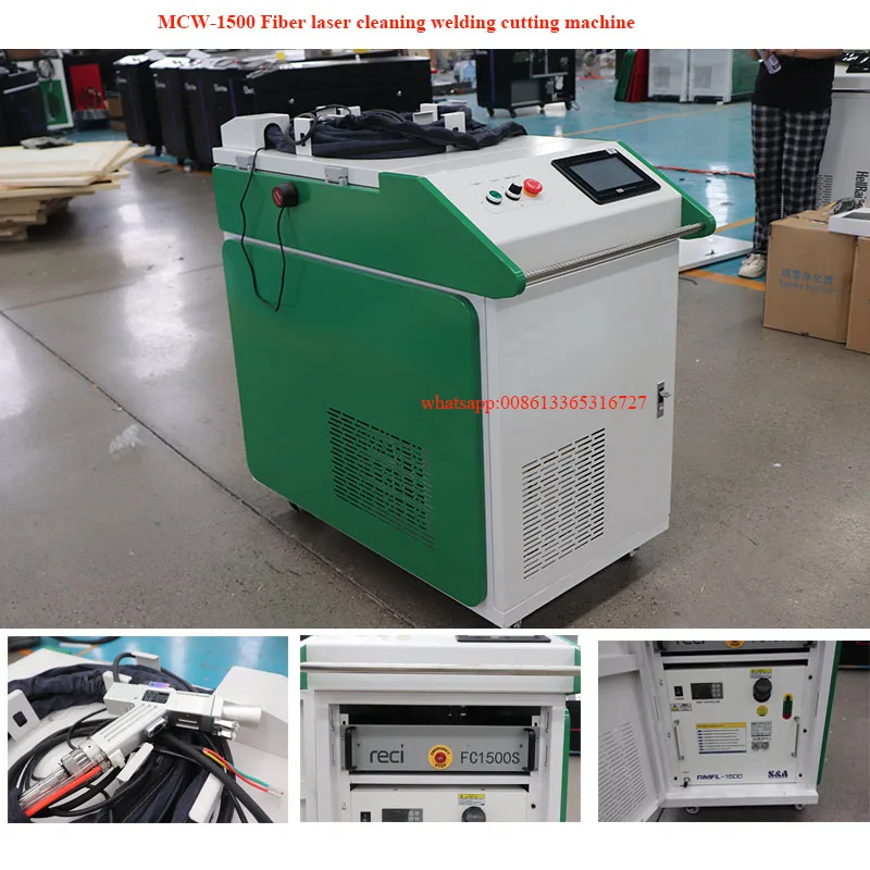 1500W 2000W 3000W Handheld Laser Welding Cleaning Machine Three Functions In One Rust Removal