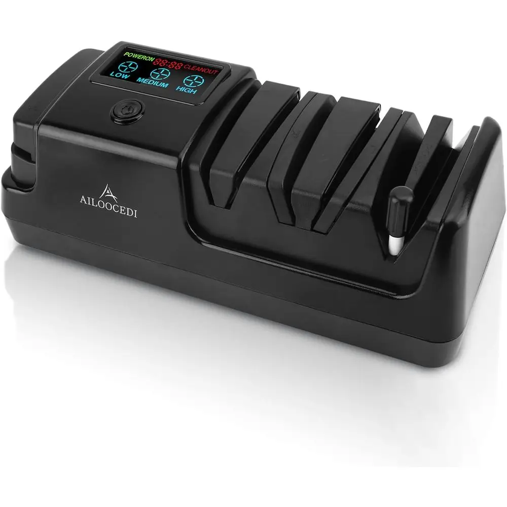 

3-Stage Speed Adjustable Knife Sharpener for All Kitchen Knives Quick Sharpening