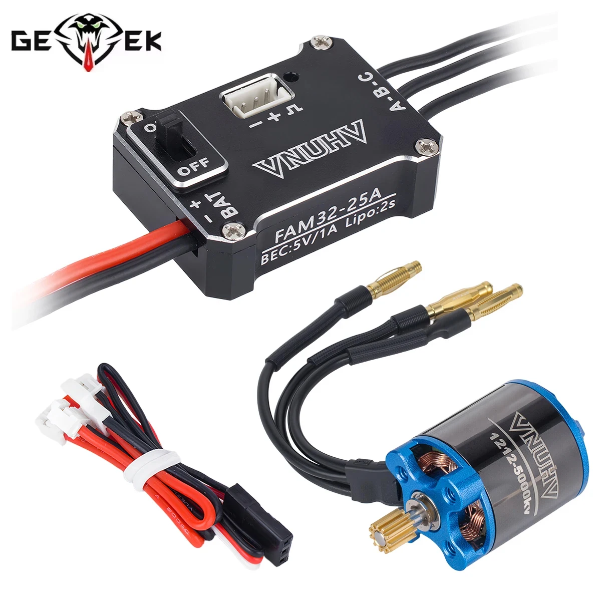 1212-5000KV Außenrotor-Brushless-Motor 25A ESC Combo für 1/18 TRX4M FCX18 1/24 SCX24 FCX18 FCX24 1/30 SCX30 Teile
