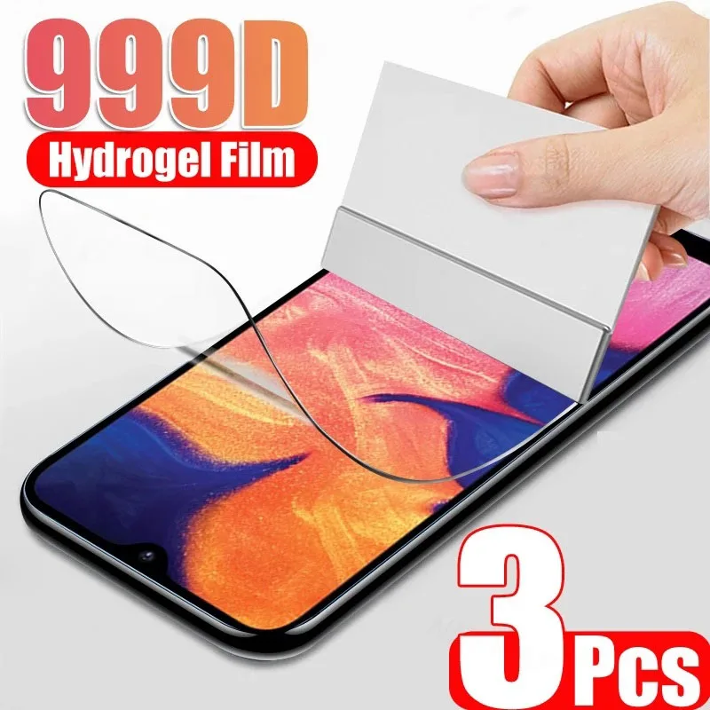 3PCS Hydrogel Film Screen Protector For Meizu 20 18 18s 17 Pro 18x 18s Pro M10 M10S Full Cover Protective Film Not Glass