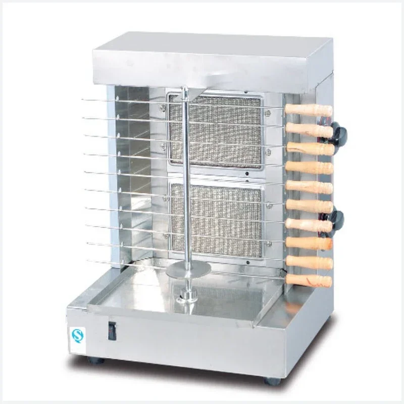 

Commercial for 110V/220V Ten Bar Bench Type Gas barbecue stove barbecue machine gas grill