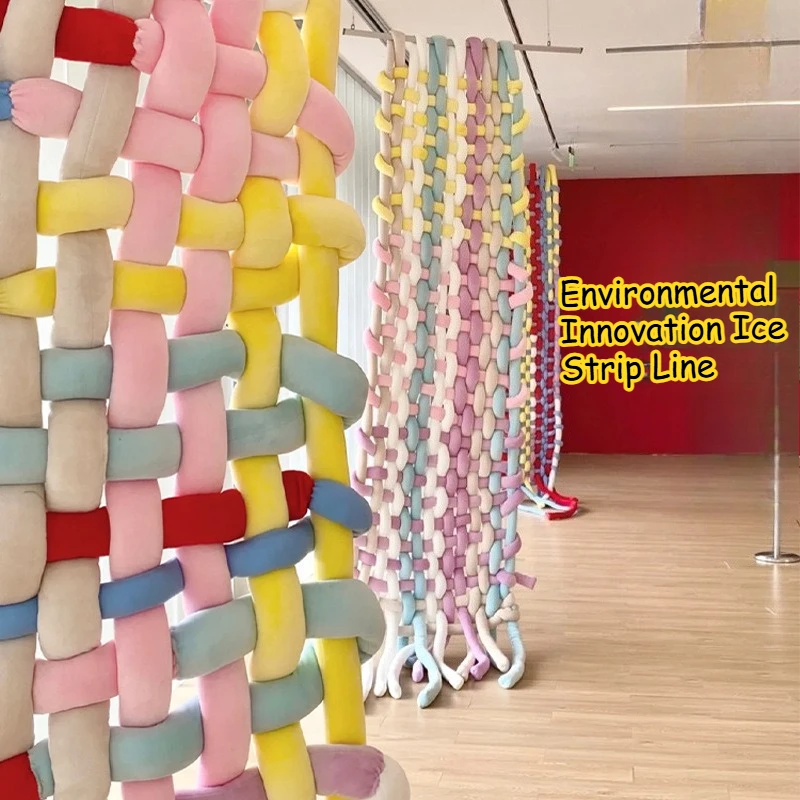 

5Cm Extra Thick Icelandic Wool Filled Cotton Handmade Tapestry Shopping Mall Wedding Kindergarten Decoration Waterfall Tapestry