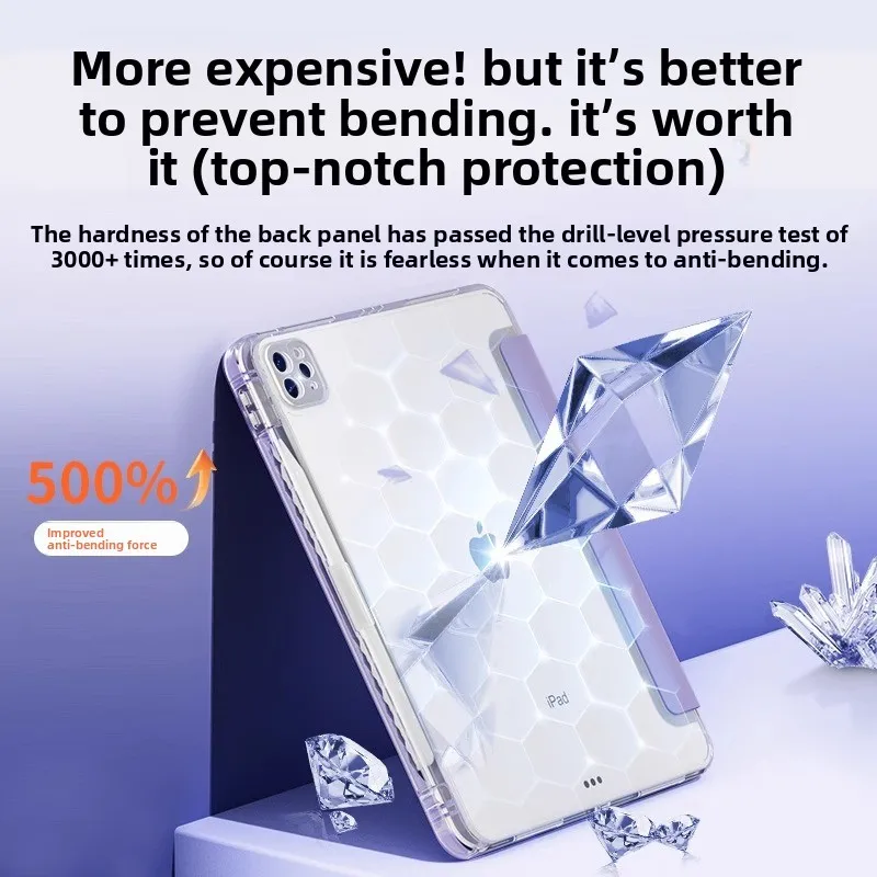 Para Huawei Tablet Case MatePad 11.5S com slot para caneta SE 11 polegadas 4 Rotating Air 12 Pro Cover 8