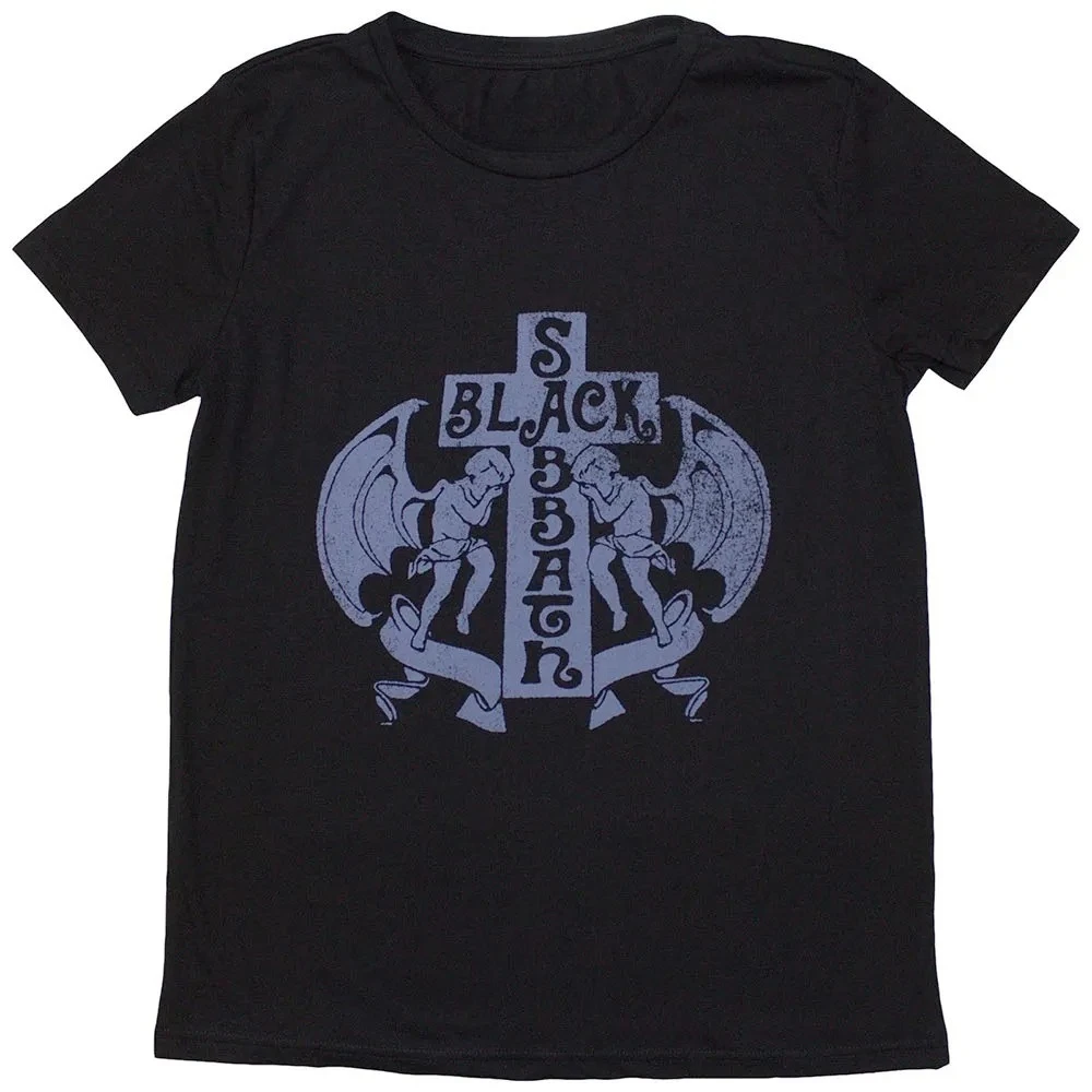 

Black Sabbath Angels T-shirt Peripheral Pattern Printing Summer Luxury Brand Cotton Men's and Women's T-shirt Short Sleeve