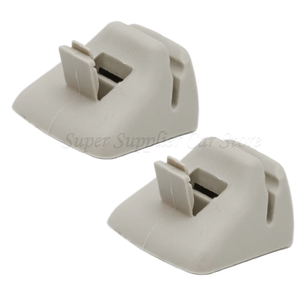 Fits For Ford For Focus 2000 2001 2002 2003 2004 A Pair of Car Sun Visor Retainer Clips Grey YS4Z5404132AAA YS4Z-5404132-AAA