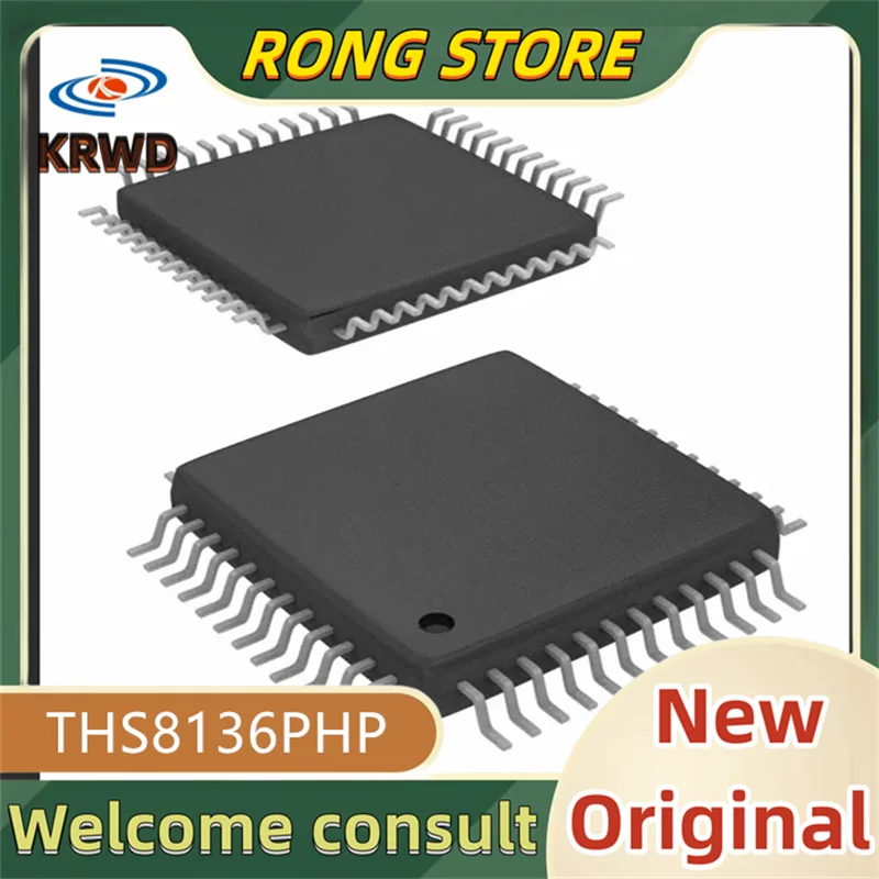 

2 шт. новые и оригинальные THS8136PHP THS8136PH THS8136P THS8136 QFP48