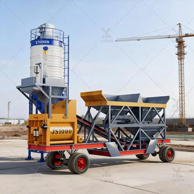 YG Professional Concrete Plant 180m³/h, Precast Yard Setup, JS Mixer, CE ISO Approved, 2 Year Warranty