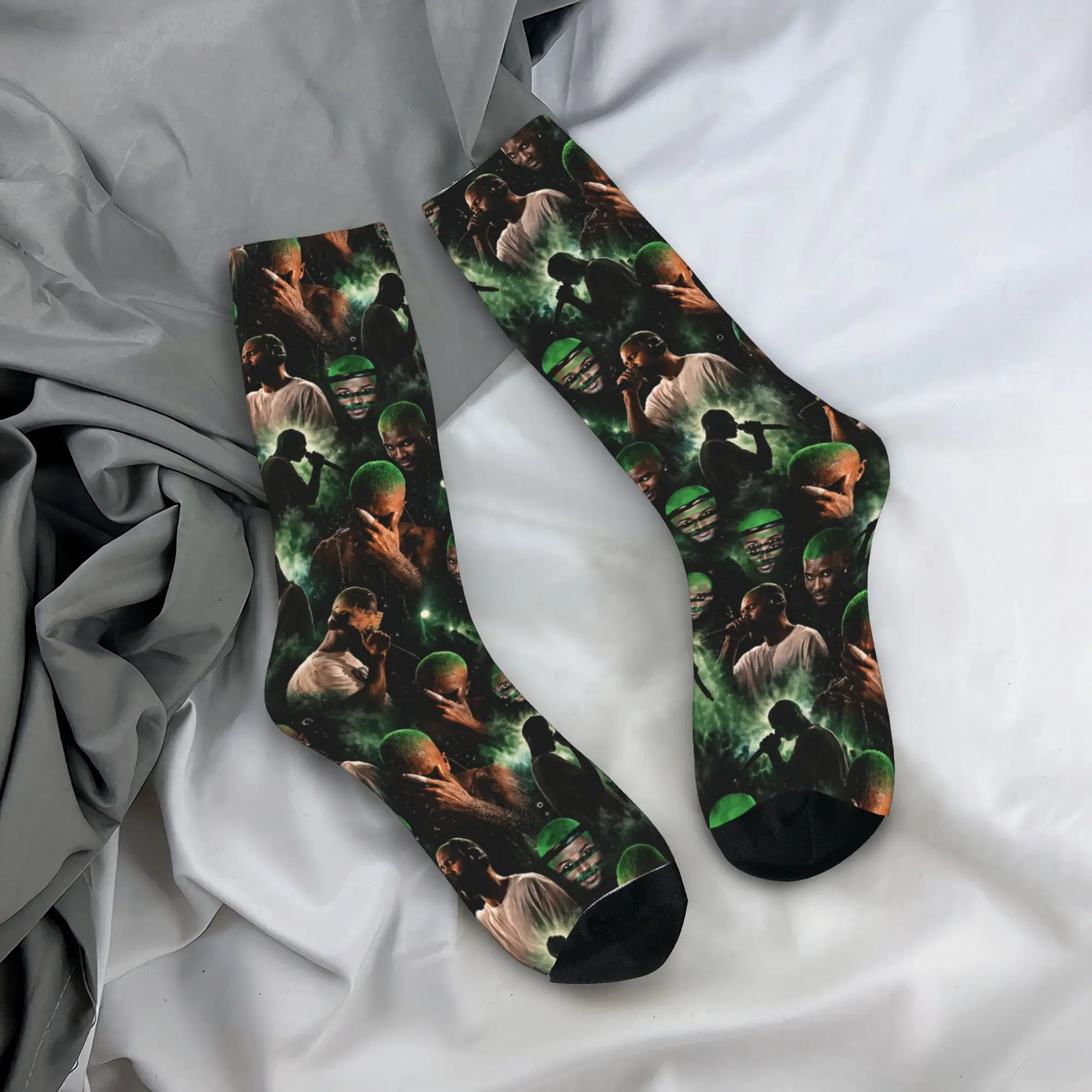 Couple Socks BLOND Print Rapper Frank Graphic Stockings Autumn Funny Medium Soft Socks Graphic Outdoor Anti Bacterial Socks