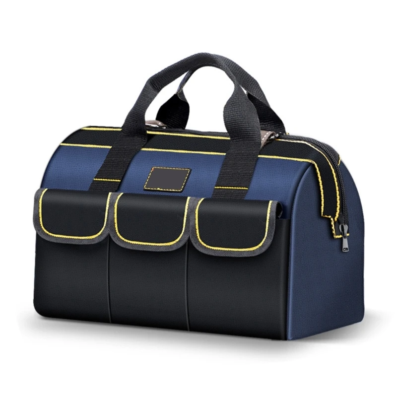 13/16/18 Zoll robuste Werkzeugtasche mit breiter Öffnung, Oxford-Stoff, Elektrikertasche, große Kapazität,