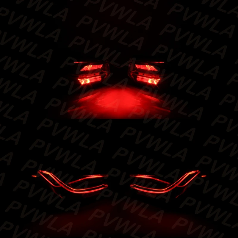LED Tail Light Outer Side 4 PIN For Chevrolet Blazer 2023 2024 Car Accessories Brake Stop Driving Turn Signal Lamp