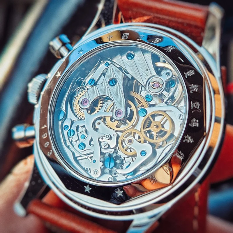 RED STAR 38mm 40mm 1963 Chronograph 21 Zuan with Seagull ST19