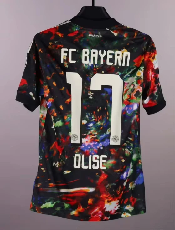 2026 new Best-Seller Trending Color Splash Art Soccer Jersey Short Sleeve T-Shirt, Sports Enthusiasts Daily Wear Item