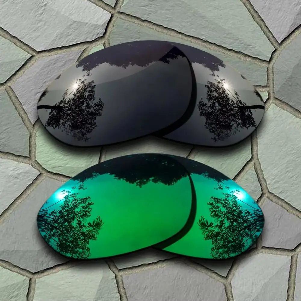

Grey Black&Jade Green Sunglasses Polarized Replacement Lenses for Oakley X Metal XX