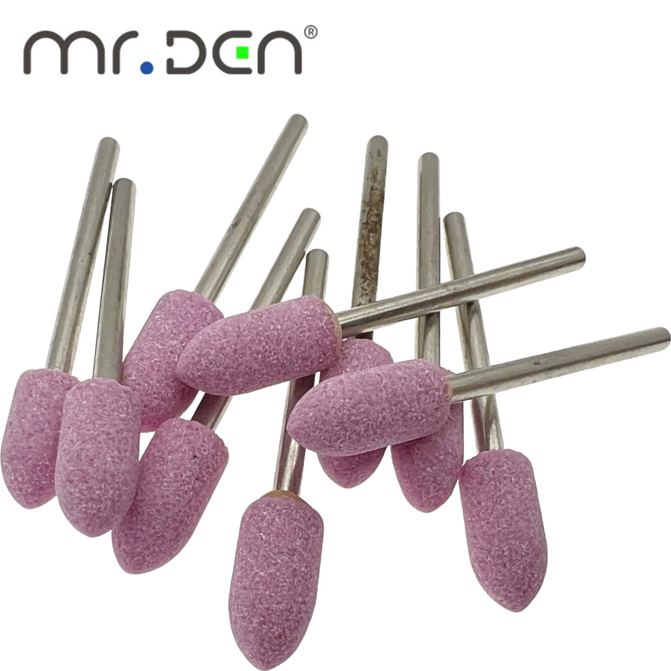 100PCS Abrasive Stone Polishing Grinding Head Electric Drill Bit Wheel Compatible with Dremel Drill Rotary Tools Shank