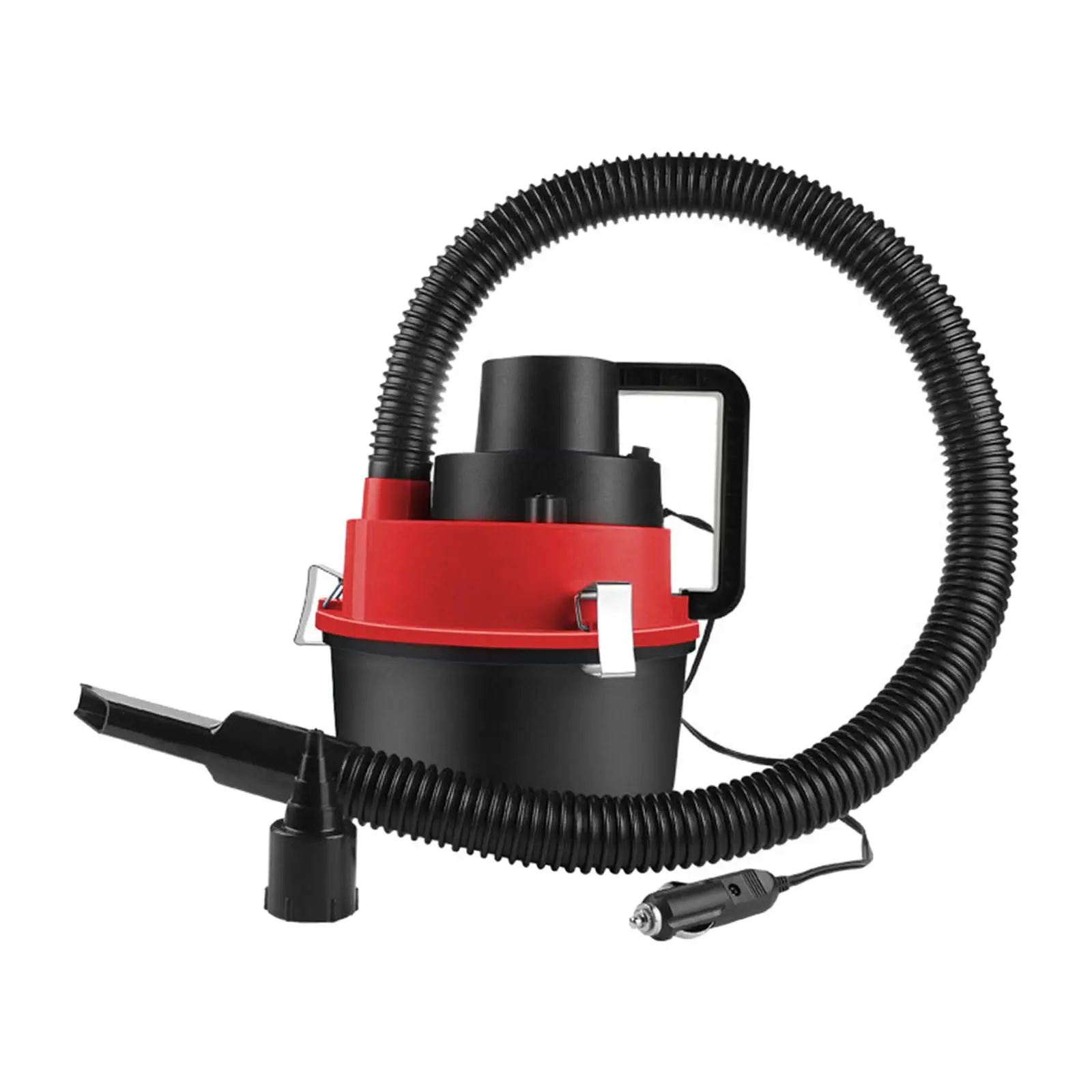 12V Wet/Dry Car Canister Vacuum Good Performance Wet or Dry Pickup for Spills and Mud Multipurpose Light Duty Vehicle Vacuum