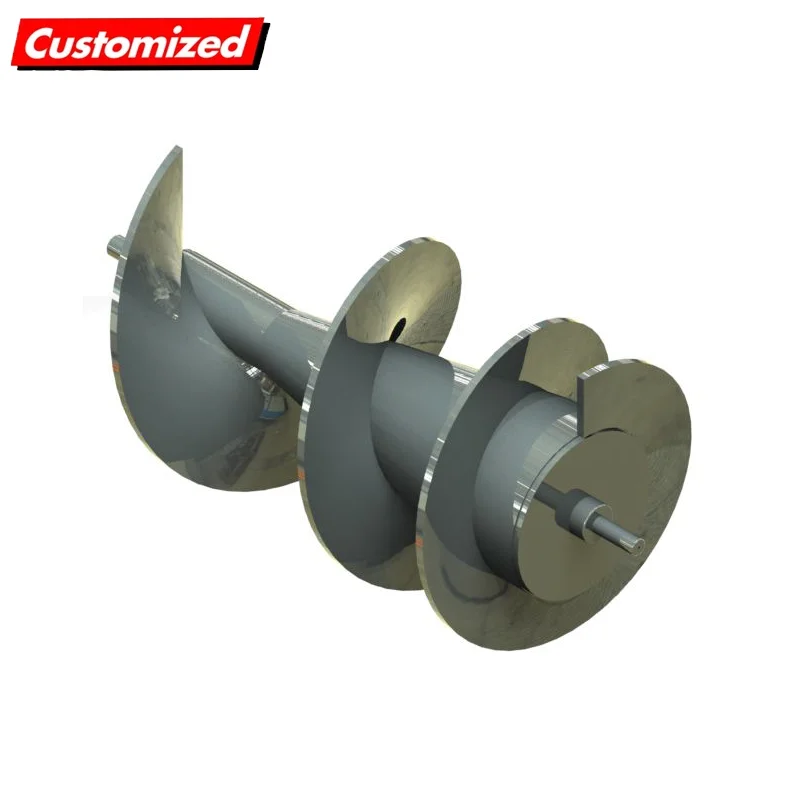 

WeSeW OEM пользовательские винты с регулируемым шагом для экструзионной транспортировки и компенсации из легированной стали для промышленного использования