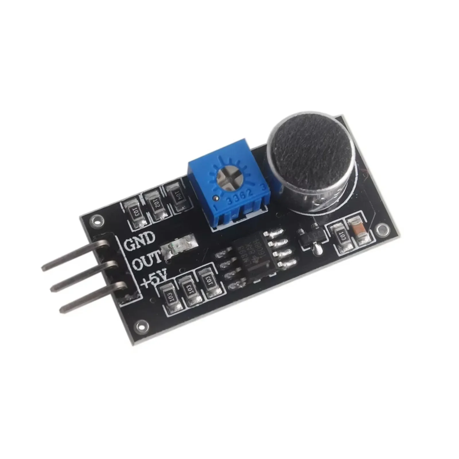 10 قطعة وحدة كشف الصوت للتحكم في الحساسية على متن LM393 ميكروفون مكثف إلكتريت للسيارة الذكية