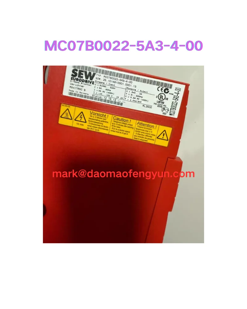

MC07B0022-5A3-4-00 Brand new communication frequency converter