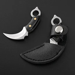 1 pz Mini artiglio coltello EDC lama in acciaio inox tasca portachiavi strumento esterno aperto Express tasca coltello ciondolo accessori regalo