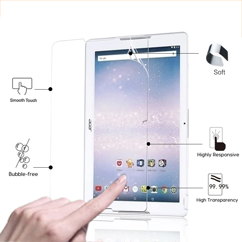 High quality Ultra HD LCD Anti-Scratches Screen Protector Film For Acer Iconia One 10 B3-A30 10.1