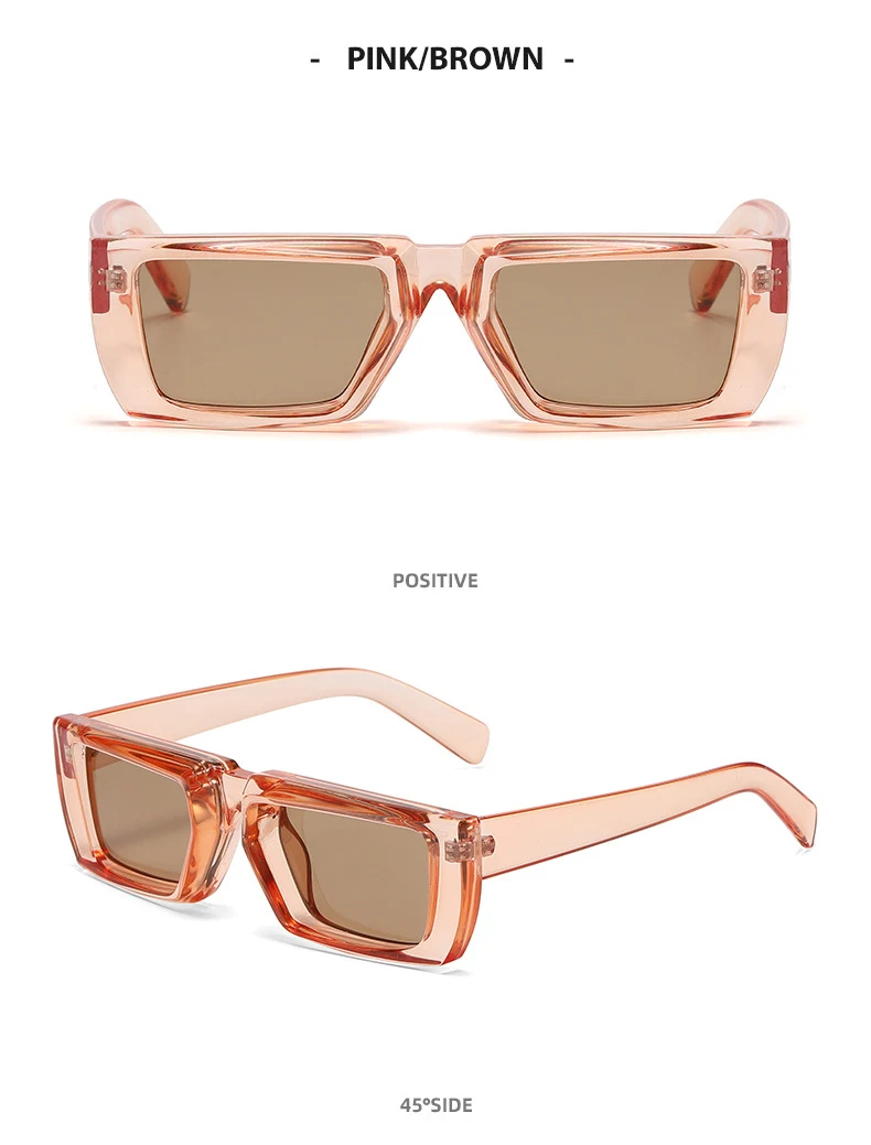 OEC CPO Vintage Rechteck Sonnenbrille Frauen Punk Kleine Rahmen Sonnenbrille MenTrends Quadratische Gläser UV400 Shades Mode Brillen – Detail 10