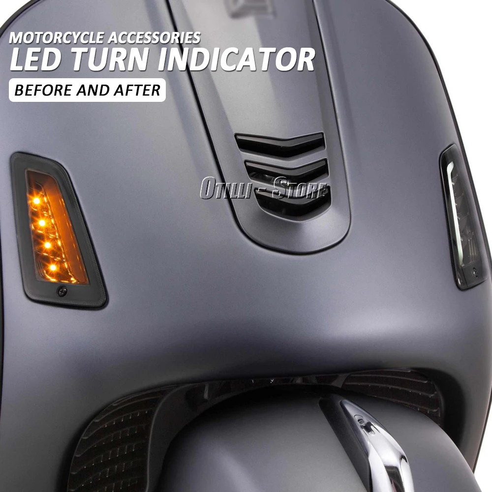 For Vespa GTS300 GTS 300 GTS250 GTS150 Lamp Motorcycle LED Turn Signal Indicators Light Front&Rear Blinker GTV250 GTV300 - Image 5