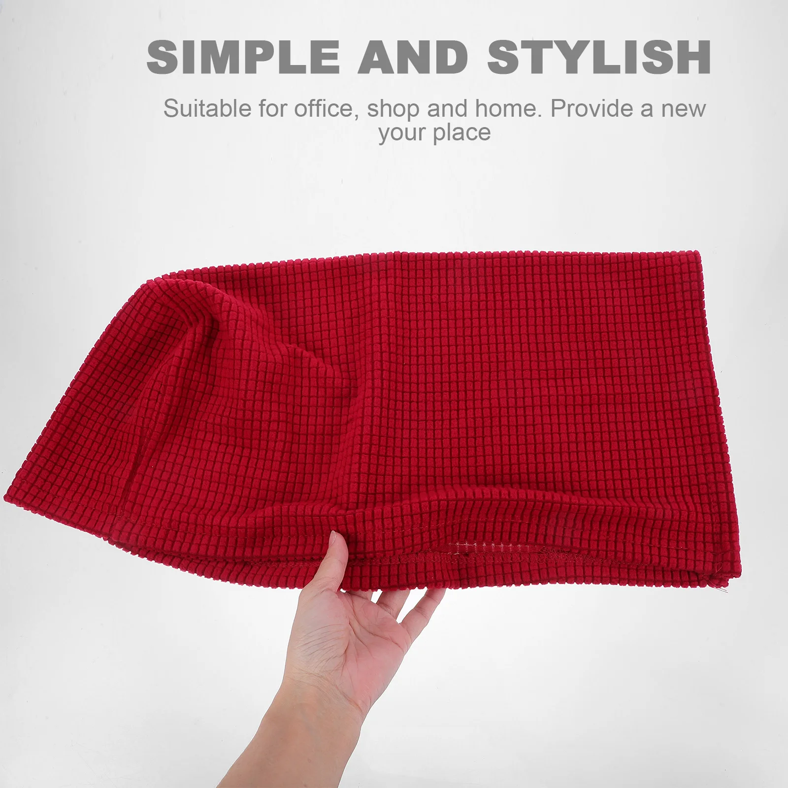 

2pcs Sofa Armrest Cover Protectors Elastic Armrest Towel Polyester Material Simple Style Home Office Decor
