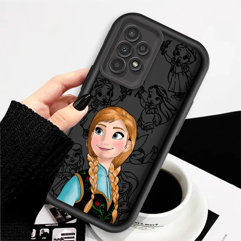 Disney Princess Beautiful For Samsung A73 A71 A54 A53 A52 A51 A33 A32 A21S A14 A13 A12 A03 A04 A05 5G Eye Ladder Soft