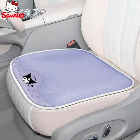 Sanrio ·Kulomi bilsäteskudde för fyra säsonger sött andningsbart säte för kvinnor, biltillbehör 10 best sales Kuromi bilsätesöverdrag - №3