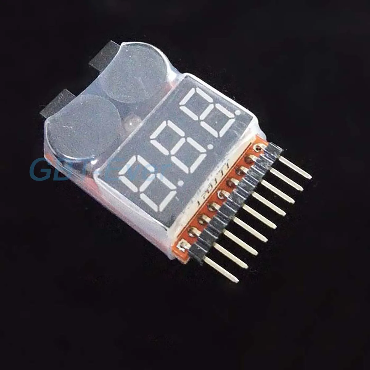 1Pcs 1-8S 2-In-1 Lithium Battery Voltage Tester Electricity Display BB Ringing Low Voltage Buzzer Alarm Dual Function