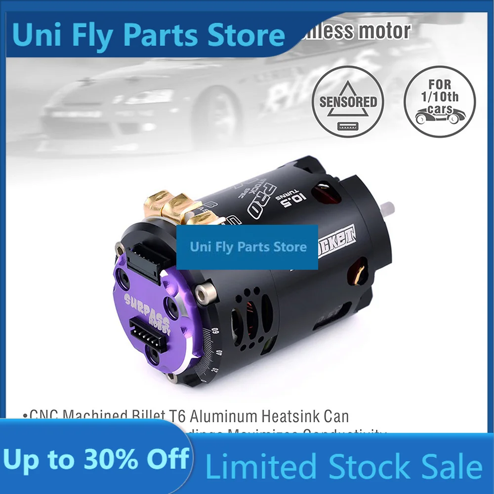 UniFlySurpass Hobby Rocket 540 V3 Brushless Motor 5.5T 6.5T 8.5T 10.5T 13.5T 21.5T For Modified Competition 1/10 1/12 F1 RC Drif