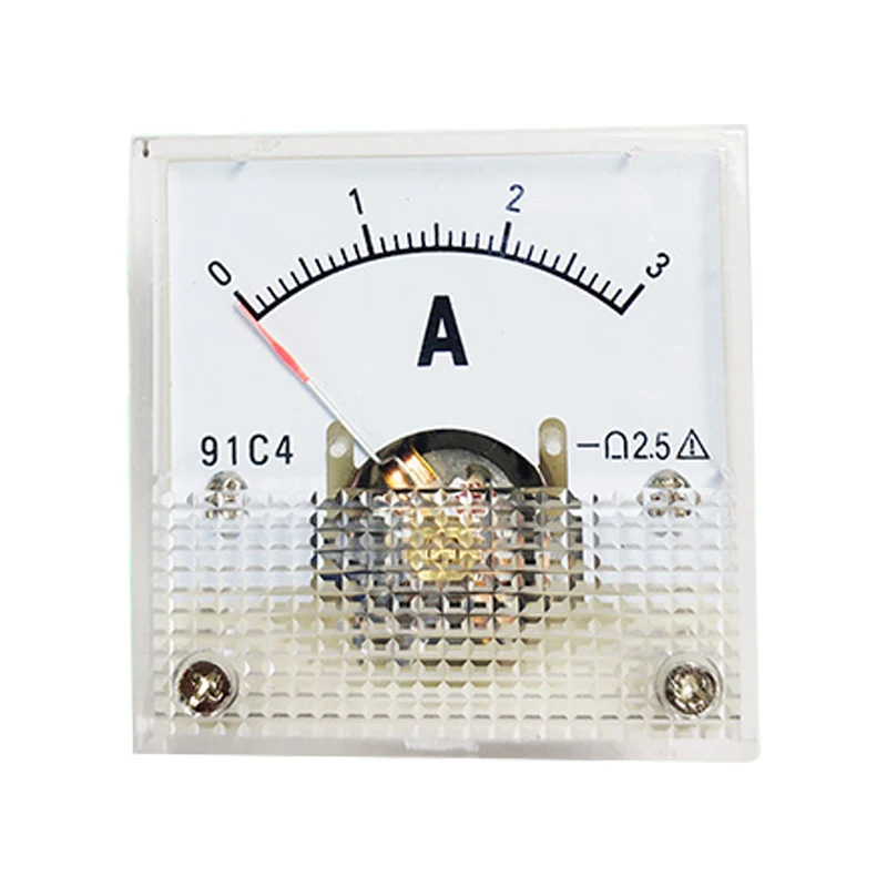 91C 4 amperomierz DC analogowy 1A 2A 3A 5A 10A 20A 30A 50A 100A 200A 300A 500A Panel mechaniczne ze wskaźnikiem Amper miernik miernik prądu