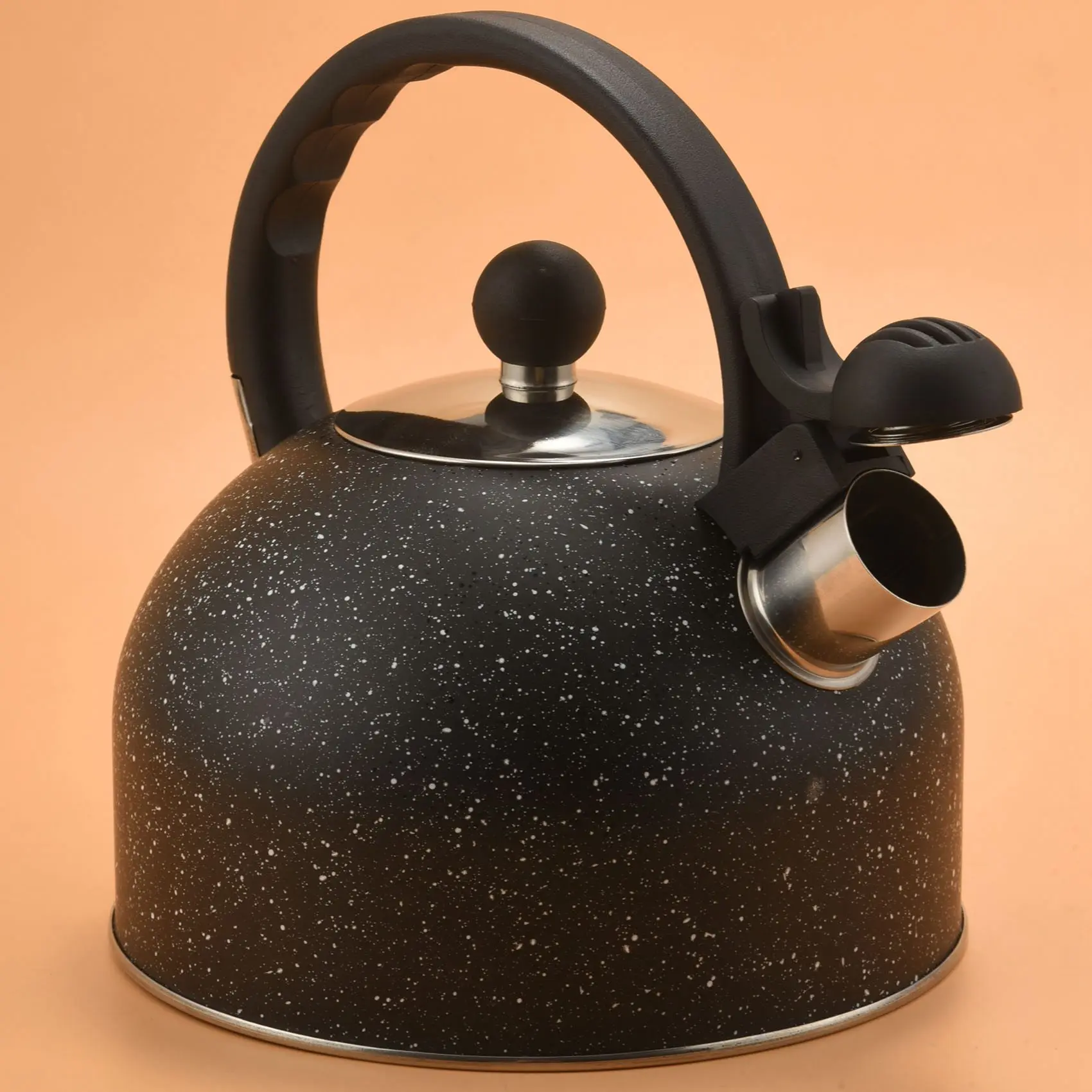 

Чайник с свистком ABKU, чайник с громким свистком и термостойкой ручкой, чайник для воды из пищевой нержавеющей стали для дома