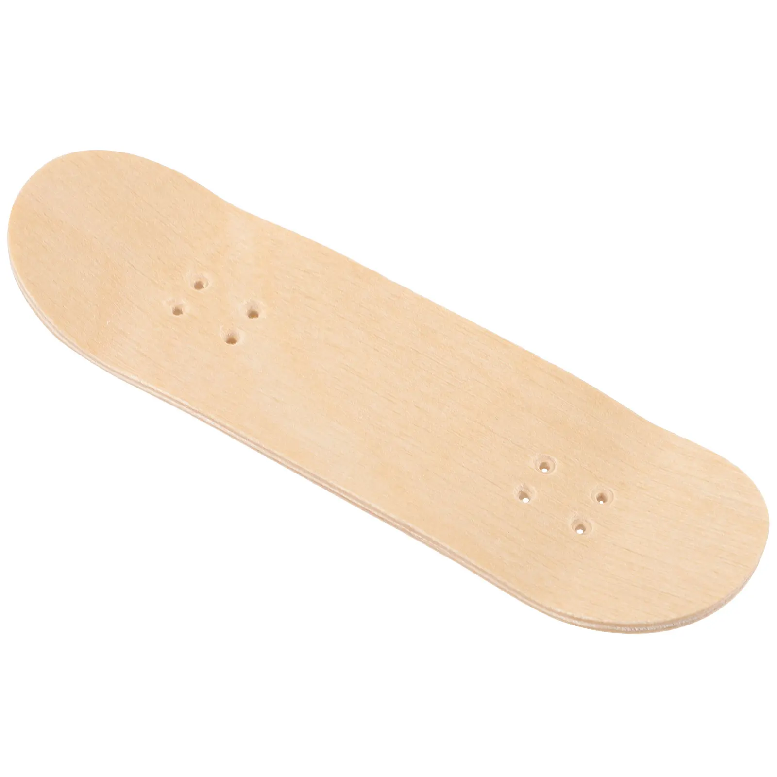 2 pezzi fai da te skateboard ponte di legno vuoto bifacciale per bambini skateboard da dito antiscivolo mini regalo antistress bomboniere
