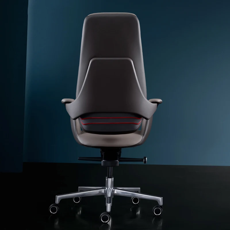 

Italian Style Single Chair Computer Boss Leather Comfortable Lifting Lounge Chair Modern Home Sandalyeler Office Furniture