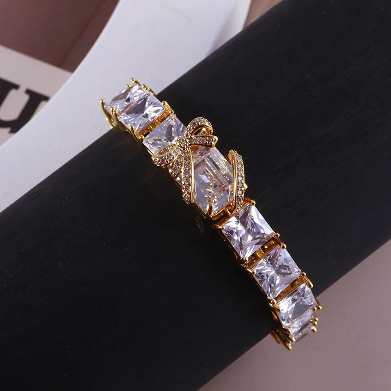 

Jewelry Quality 17cm Crystal Brand Bracelets For Women bijoux pierres naturelles femme