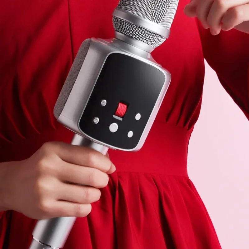 

High-end professional microphone, microphone and audio integrated with sound card, wireless live broadcast singing home