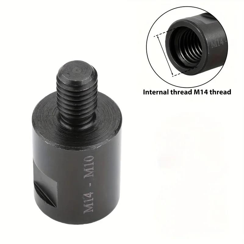 1Pc M14 to M10 Thread Adapter Metal Polisher Drill Connector Universal Power Tool Accessory