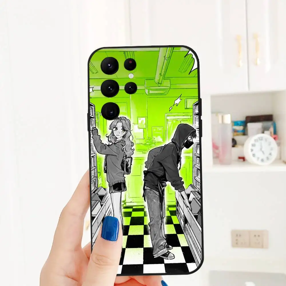 A-Aya 0-0osawa K-Koga M-Mitsuki أنيمي جراب هاتف للهاتف S سلسلة S20 S21 S22 S23 S24 FE Plus Ultra TPU لينة إلى الجلد ودية