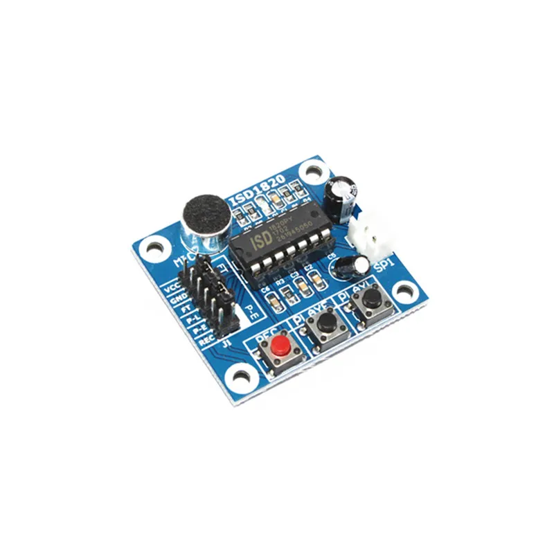 

ISD1820 recording module voice module voice board recording and playback module board with microphone head