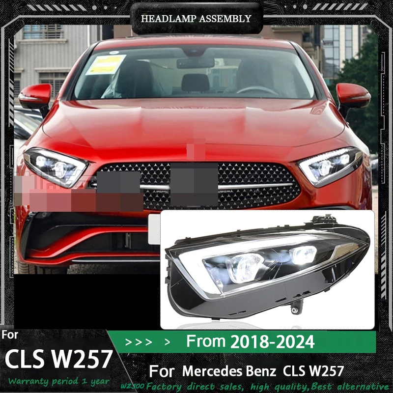 

Car styling Headlights For Mercedes-Benz CLS 2018-2024 full LED Head Lamp Upgrade DRL Dynamic Signal Lamp Front light Assembly